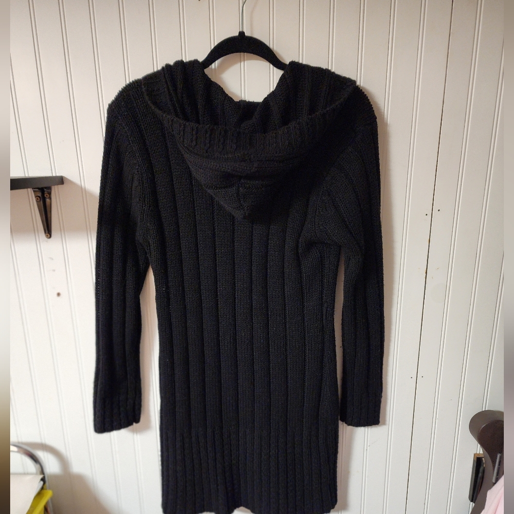 Women's size medium hooded knit sweater - Picture 2 of 2